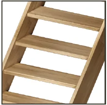 Escalier sans contremarches