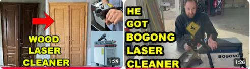 Nettoyage du bois au laser